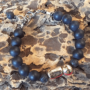 Noir Men Bracelet Onyx