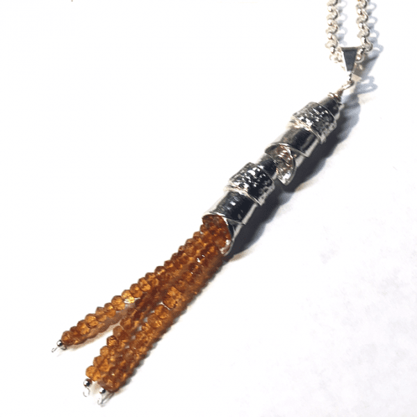 The Message Tassel Necklace: November Birthstone