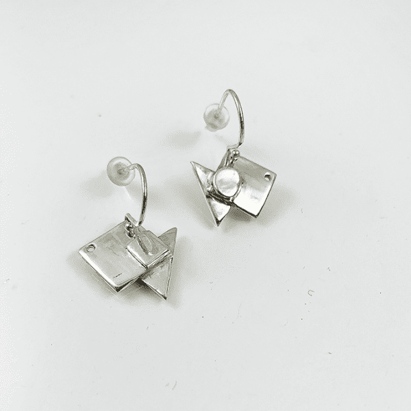 Fish Origami Earrings - Image 2