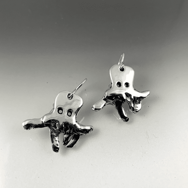 octopus origami Earrings