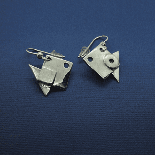 Fish Origami Earrings