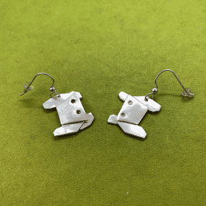 Crab Origami Earrings