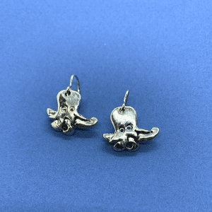 octopus small earrings