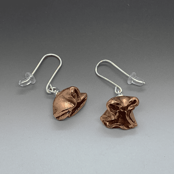 Flora Copper Earrings