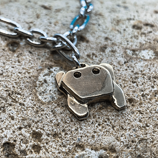 Crab Origami Bracelet, 2 Tone - Image 2