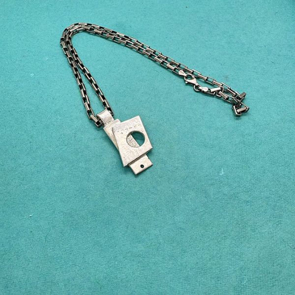 Rectangular Deconstruction Necklace